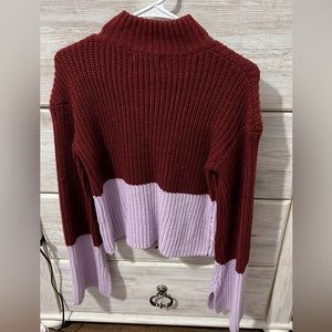 Wide sleeve sweater